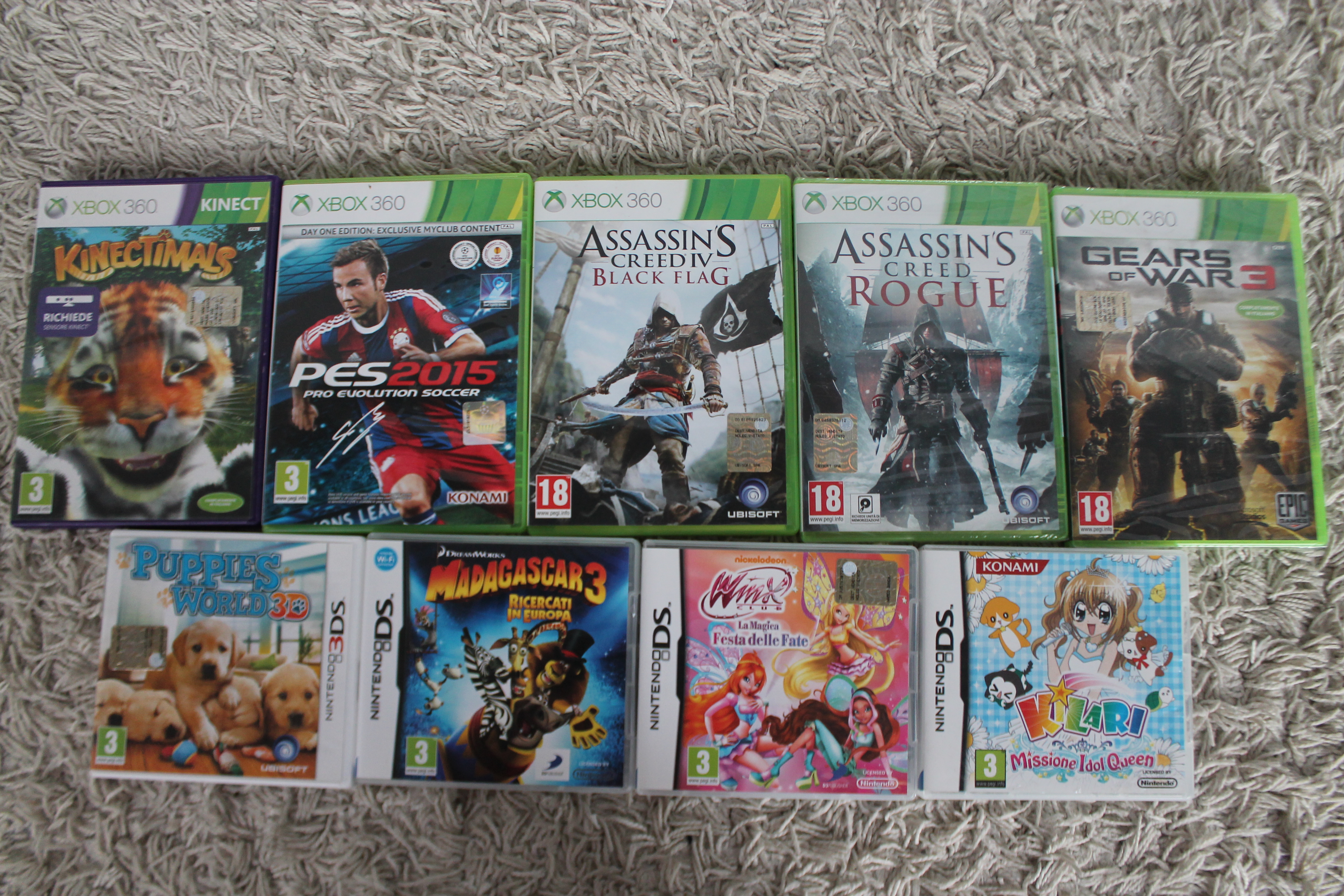 GIOCHI XBOX360 E NINTENDO DS