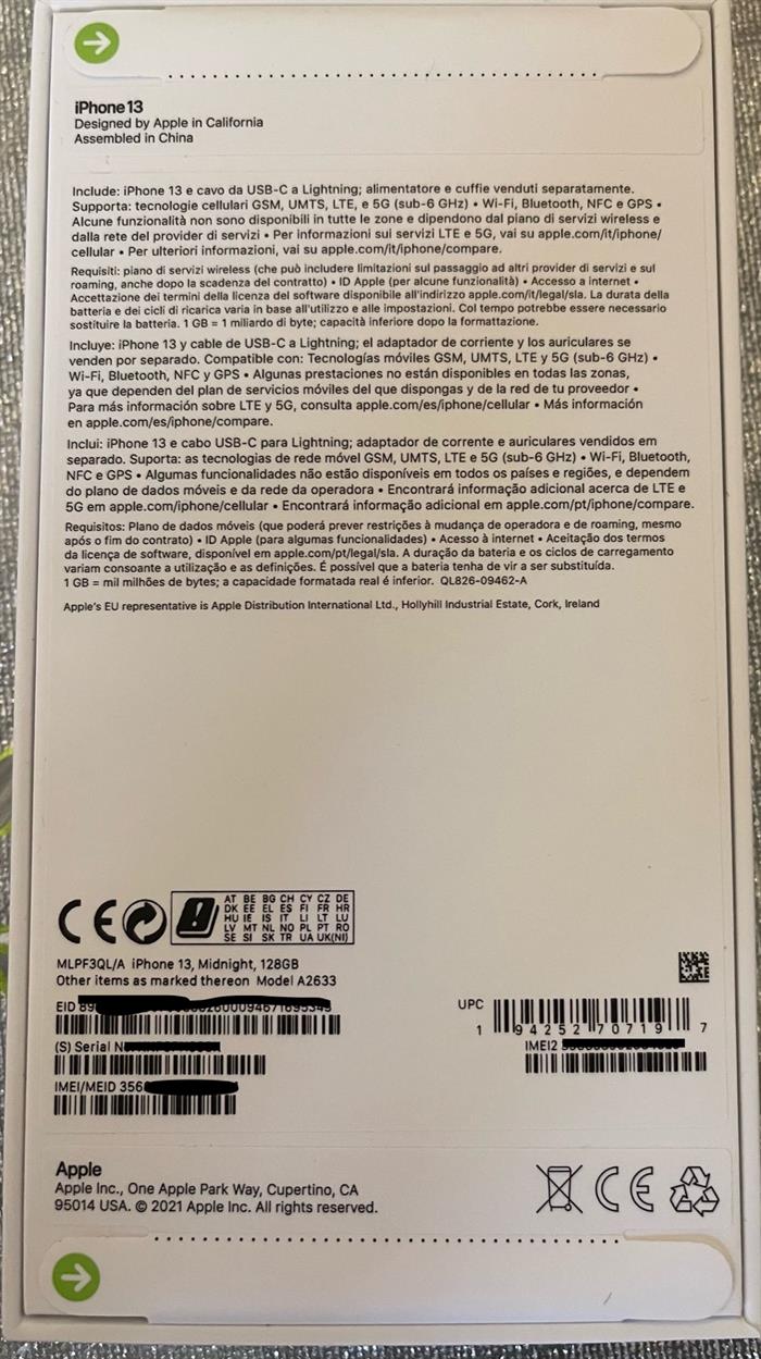 IPHONE 13 128 2